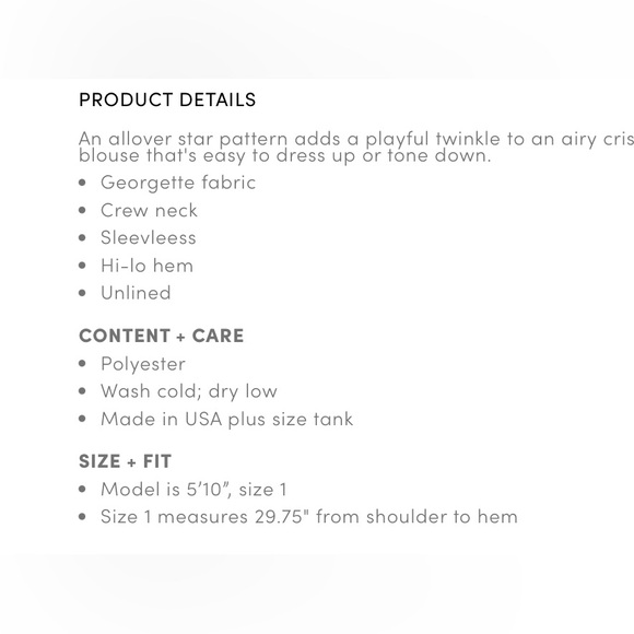 Torrid Black Star Hi-lo Tank - Picture 4 of 11